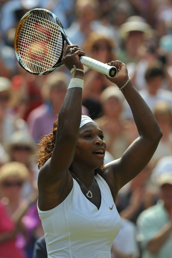 セレーナ デメンティエワを破り2年連続決勝進出、ウィンブルドン選手権