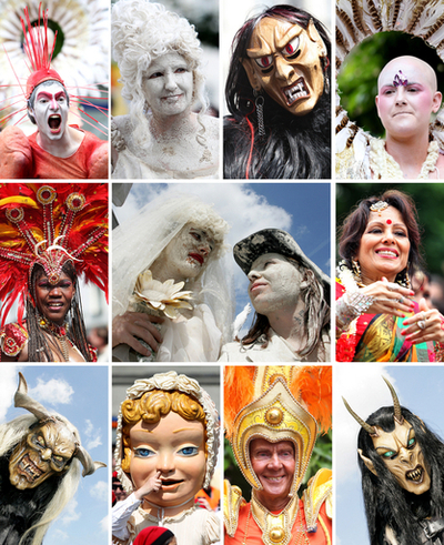 ベルリンで民族と文化のカーニバル