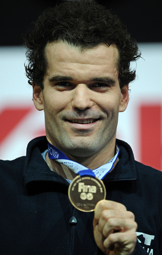 マンコッチ 世界短水路選手権2008・男子100メートルバタフライを制す