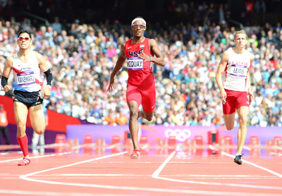 金丸は予選落ちに終わる、男子400メートル