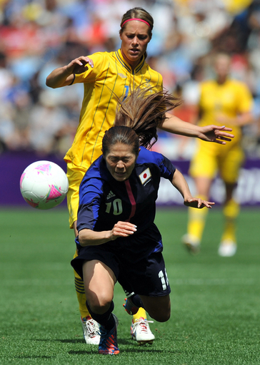なでしこジャパン、スウェーデンと引き分ける ロンドン五輪