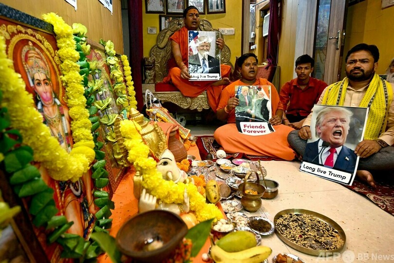 ヒンズー教強硬派、トランプ氏の勝利を祈願 インド