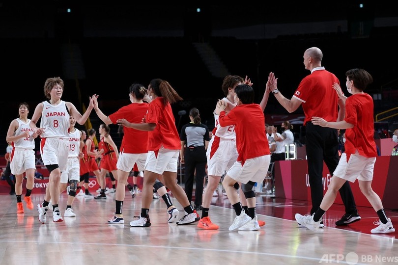 日本がベルギー下し初の4強入り 米も快勝 五輪バスケ女子