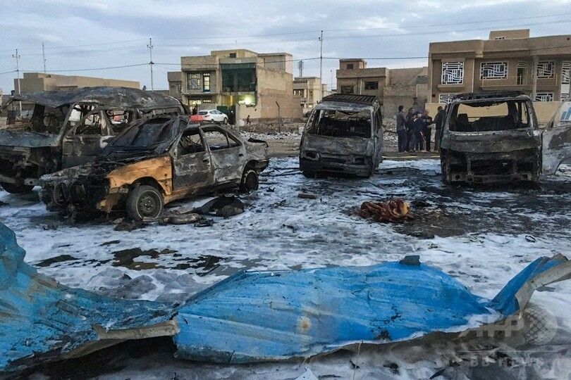 イラク首都、車爆弾で52人死亡