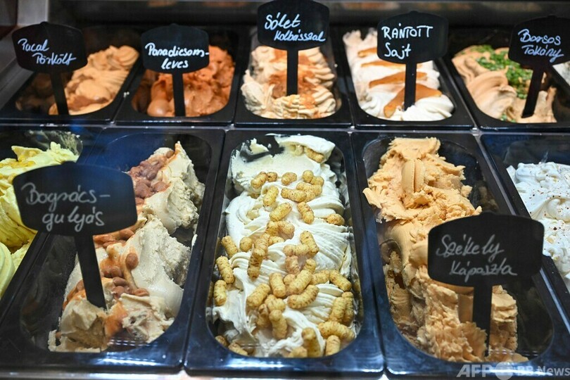 アイスクリームで楽しむ伝統料理 ハンガリーの菓子店