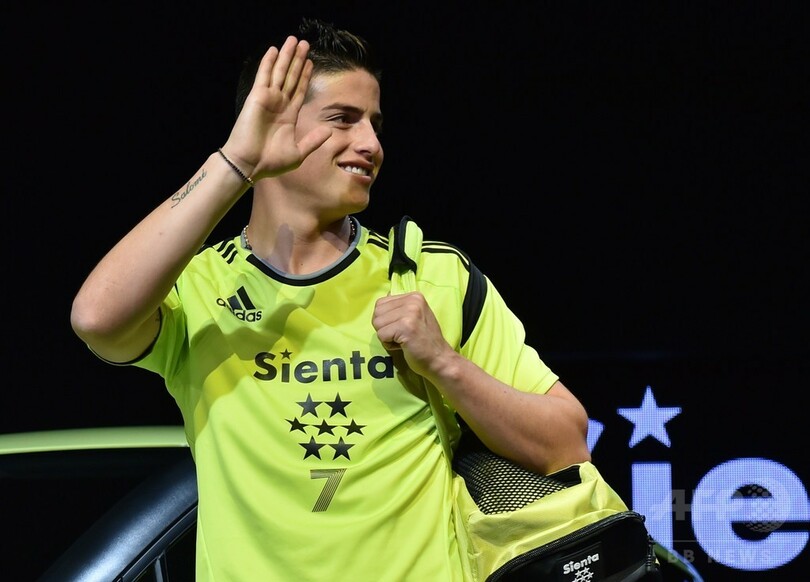 ハメス・ロドリゲスが都内でPRイベントに登場