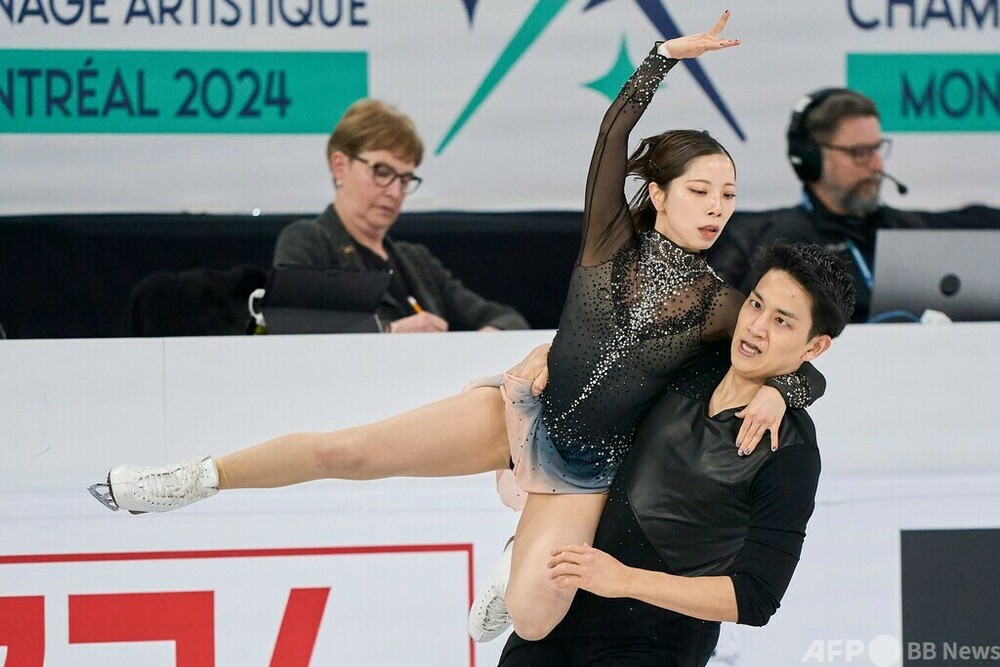 三浦/木原組が銀メダル 世界フィギュア 写真15枚 国際ニュース：AFPBB News