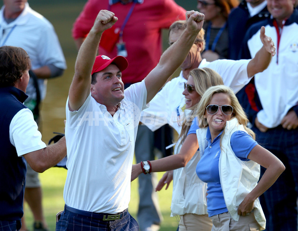 初日を終えて米国選抜がリード、ライダーカップ 写真10枚 国際ニュース:AFPBB News