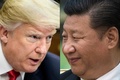 ドナルド・トランプ米大統領（左）と中国の習近平国家主席（2020年5月14日作成）。(c)Brendan Smialowski and Fred DUFOUR / AFP