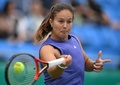 女子テニス、韓国オープン、シングルス準々決勝。リターンを打つダリア・カサキナ（2024年9月21日撮影）。(c)Jung Yeon-je / AFP