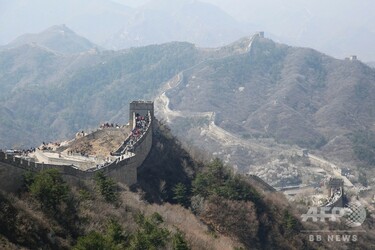 万里の長城への損壊行為 「ブラックリスト」で公表 北京の八達嶺 写真1