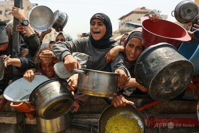 ガザで援助求める1760人殺害、5月下旬以降 国連