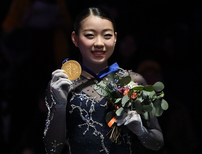 紀平が圧巻演技で大逆転V、三原は3位に食い込む 四大陸選手権