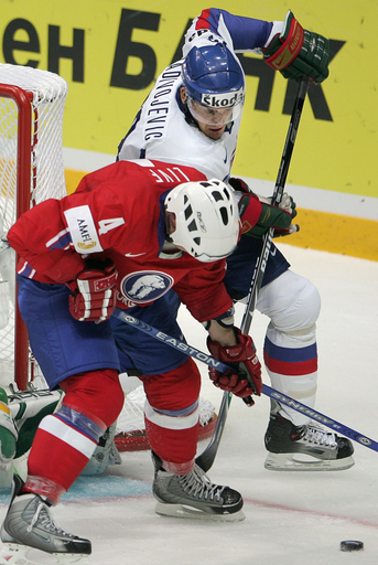 ＜アイスホッケー 世界選手権大会2007＞スロバキア ノルウェーを降し白星発進 - ロシア