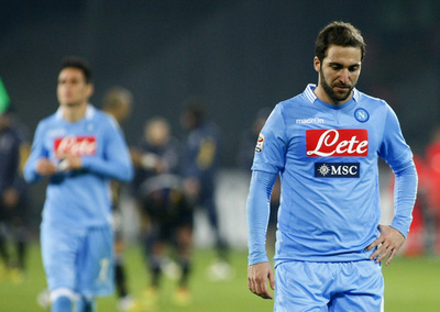 ナポリ連敗、カッサーノの一撃でパルマに敗れる