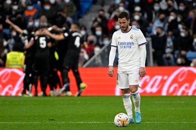 アザールが足首を再手術 最低でも1か月離脱