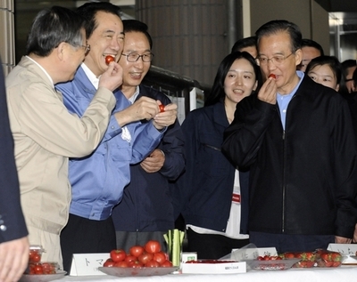 日中韓首脳、東日本大震災の被災地を訪問 22日に首脳会談