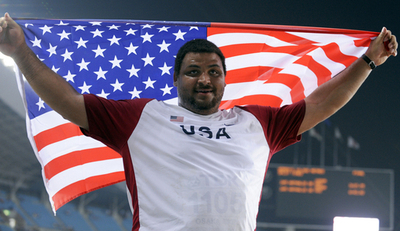 リース・ホッファ 男子砲丸投げで優勝