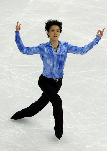 フィギュア男子SPで首位発進の羽生、ソチ五輪