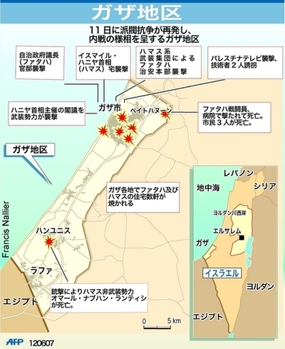 宗派抗争激化、緊張高まるガザ地区