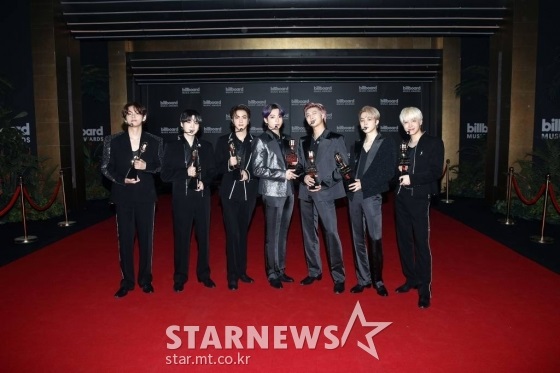 BTS「2021 ビルボードミュージックアワード」　/　写真提供=ビッグヒットミュージック