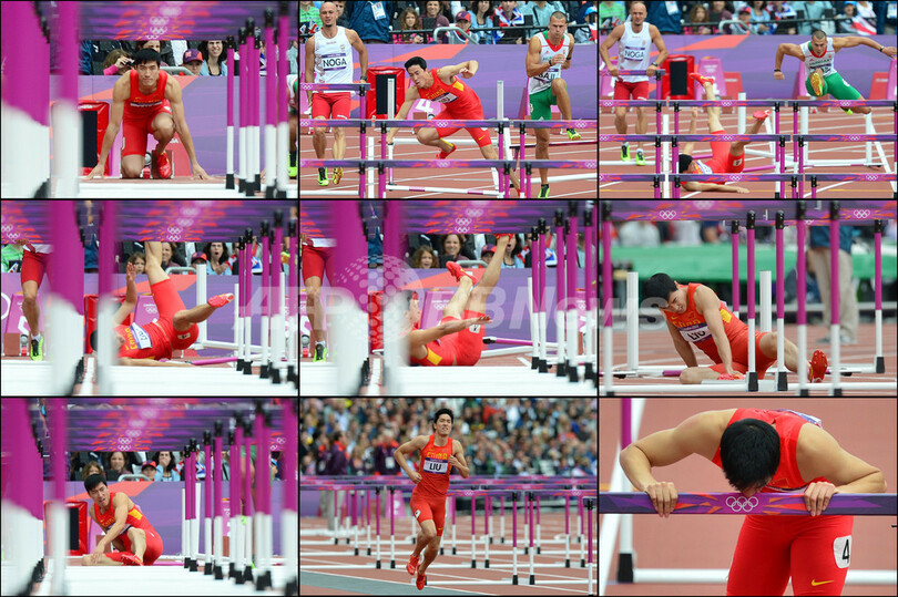 劉翔、アキレスけん断裂のためロンドンで手術