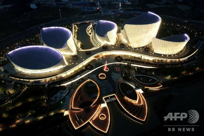 湖畔に咲く巨大なジャスミンの花、福州の新たな文化拠点 福建省