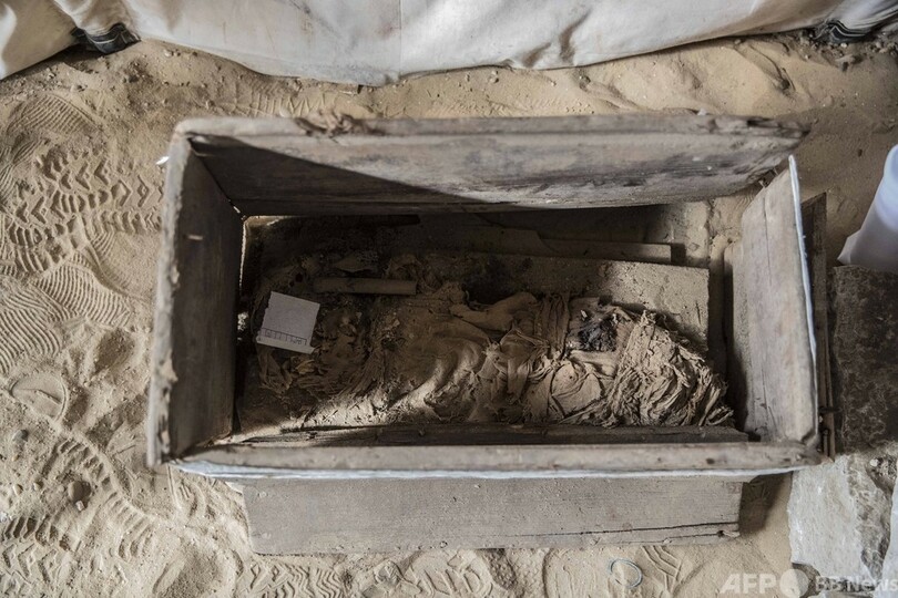 エジプト、木製のひつぎ50以上発掘 「歴史書き換える発見」