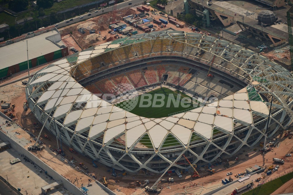 イングランド初戦の会場、年内完成予定 2014年ブラジルW杯 イングランド初戦の会場、年内完成予定 2014年ブラジルW杯