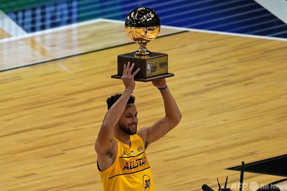 カリーが3pコンテスト優勝 スキルズチャレンジはサボニス 写真11枚 国際ニュース Afpbb News