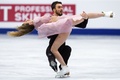 フィギュアスケート欧州選手権、アイスダンス・フリーダンス（FD）。ガブリエラ・パパダキス/ギヨーム・シゼロン組（2019年1月26日撮影）。(c)Kirill KUDRYAVTSEV / AFP
