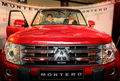 2007年6月25日、首都ニューデリー（New Delhi）で行われた発表会で公開された「モンテロ（%%Montero%%）（日本名パジェロ）」。(c)AFP/MANAN VATSYAYANA