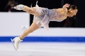 23-24フィギュアスケートグランプリ（GP）シリーズ第2戦、スケートカナダ、女子シングル・ショートプログラム（SP）。演技に臨む坂本花織（2023年10月27日撮影）。(c)Geoff Robins / AFP