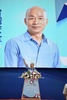 台北郊外で開かれた国民党大会で演説する、総統選の同党候補の韓国瑜氏（2019年7月28日撮影）。(c)Chris STOWERS / AFP