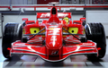 写真は、公開されたニューマシン「F2007」。(c)AFP/FERRARI PRESS OFFICE