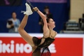 フィギュアスケート・グランプリ（GP）シリーズ第3戦、中国杯（ISU Grand Prix of Figure Skating Cup of China 2013）女子シングル・フリースケーティング。演技に臨むアデリナ・ソトニコワ（Adelina Sotnikova）（2013年11月2日撮影）。(c)AFP/GOH CHAI HIN