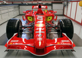 写真は、公開されたニューマシン「F2007」。(c)AFP/FERRARI PRESS OFFICE