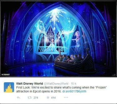 アナ雪』新アトラクション、米フロリダに16年オープン予定 写真1枚