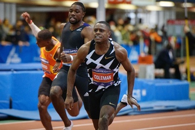 ドーピング規則違反のコールマン、復帰戦の60mで優勝