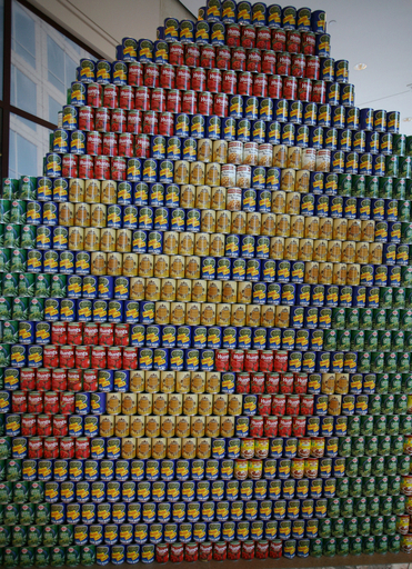 スーパーマリオにポテトヘッド、缶詰でこんなのできちゃいました