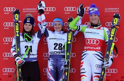 ゲルグルが女子滑降で2年ぶりの優勝、アルペンスキーW杯