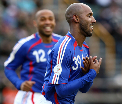 ＜サッカー 欧州選手権2008・予選＞フランス 大量6点を奪いフェロー諸島に快勝