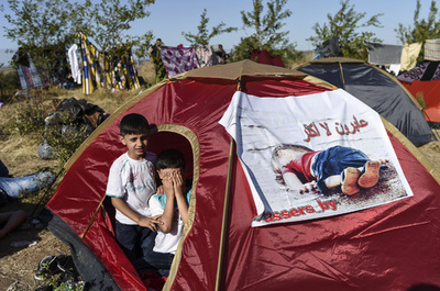 「シリア難民に門を開いて」、水死男児の父親が呼び掛け