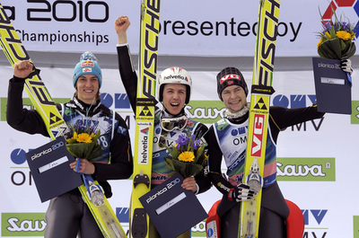 アマンが初優勝、フライング世界選手権