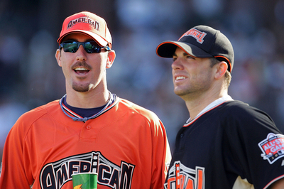 オールスターゲームに出場する選手らが前日練習に臨む