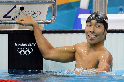 萩野が400メートル個人メドレー銅メダル、フェルプスは表彰台逃す ロンドン五輪