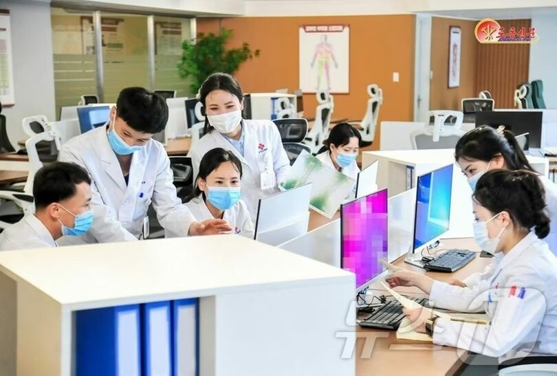 北朝鮮・平壌の江東郡病院＝労働新聞(c)news1