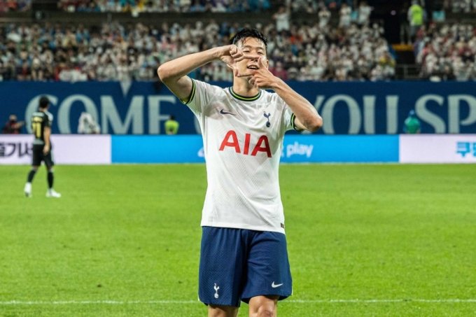 トッテナム・ホットスパーFCとKリーグの親善試合に出場したソン・フンミン選手（写真=Coupang Play）(c)MONEYTODAY