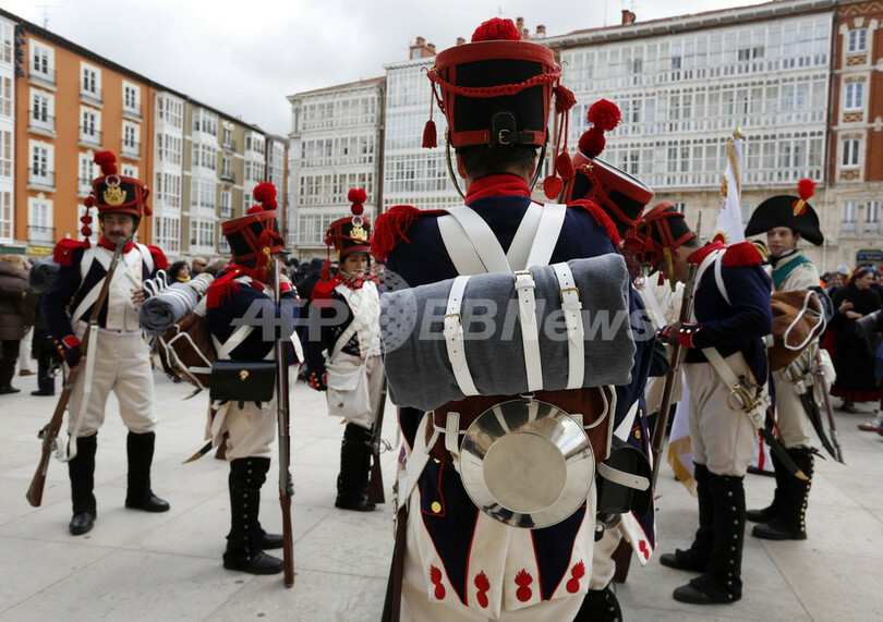 スペイン独立につながった市民蜂起を再現、ブルゴス
