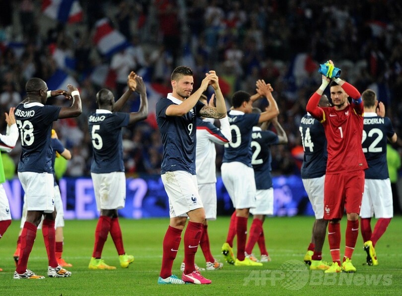 フランス、W杯前最後の強化試合で8得点大勝